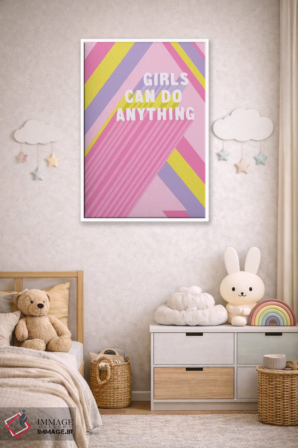 تابلو دکوراتیو پاپ سرگرم کننده ۲ اثر نانسی مک کنزی - D4W