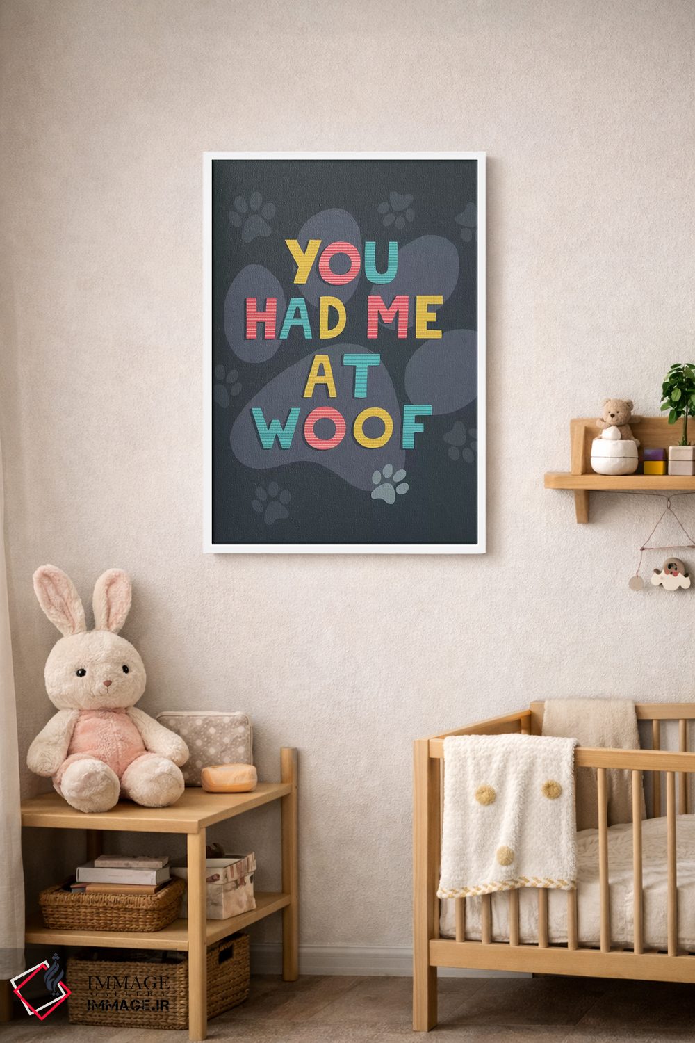 تابلو دکوراتیو سگ و استخوان روزمره ۳ اثر نانسی مک کنزی - D3W