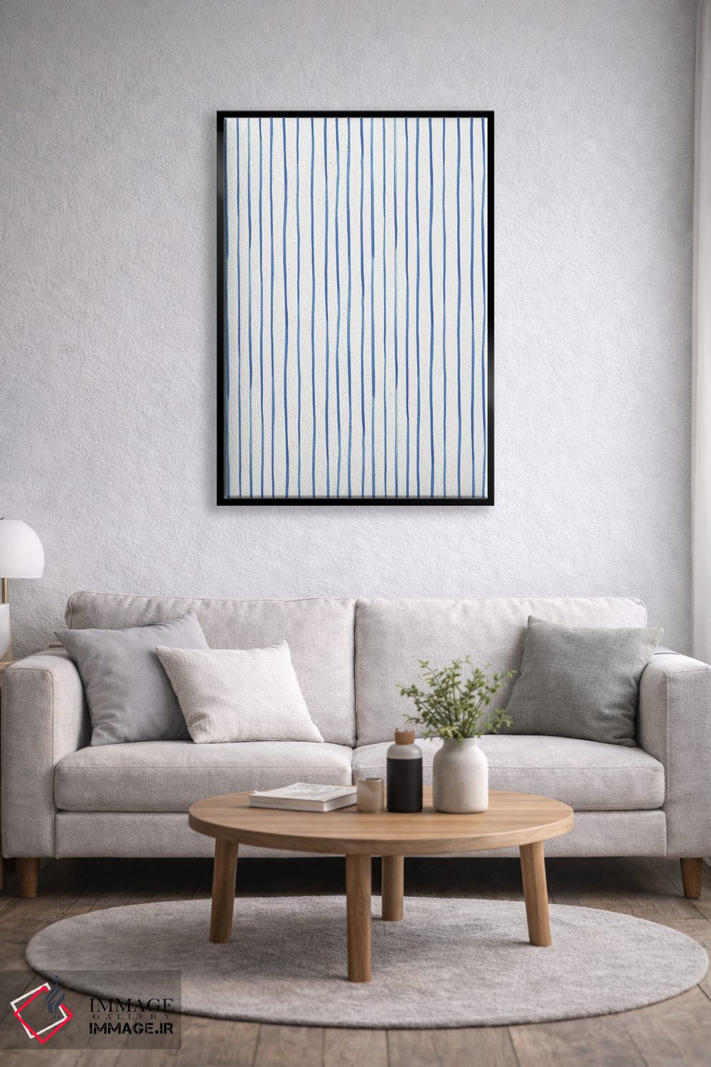 تابلو انتزاعی آشپزخانه آبی خانه ۲ اثر نانسی مک کنزی - D5B