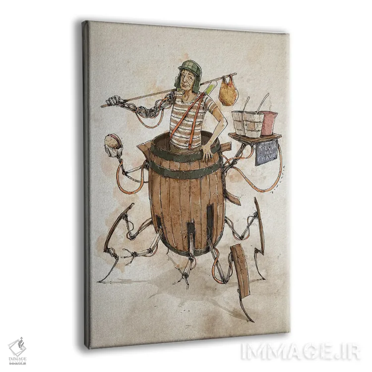 تابلو دکوراتیو چاوو زنگ زده اثر نیکو دی متیا - نمای پرسپکتیو محصول