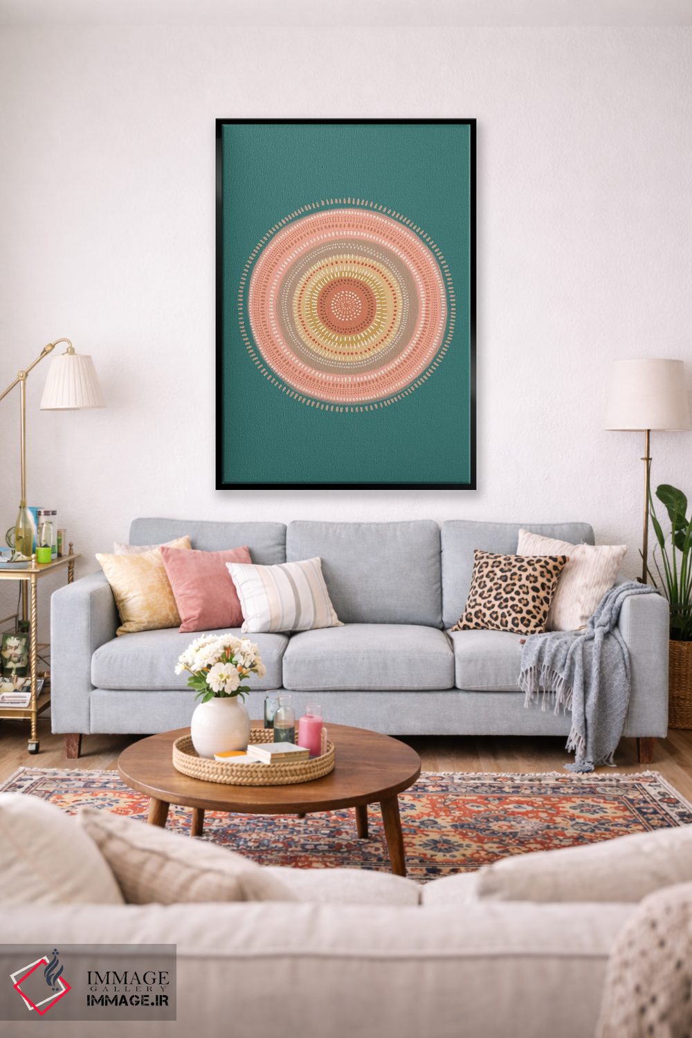 تابلو دکوراتیو بیابان بوهو اثر نانسی مک کنزی - D1B