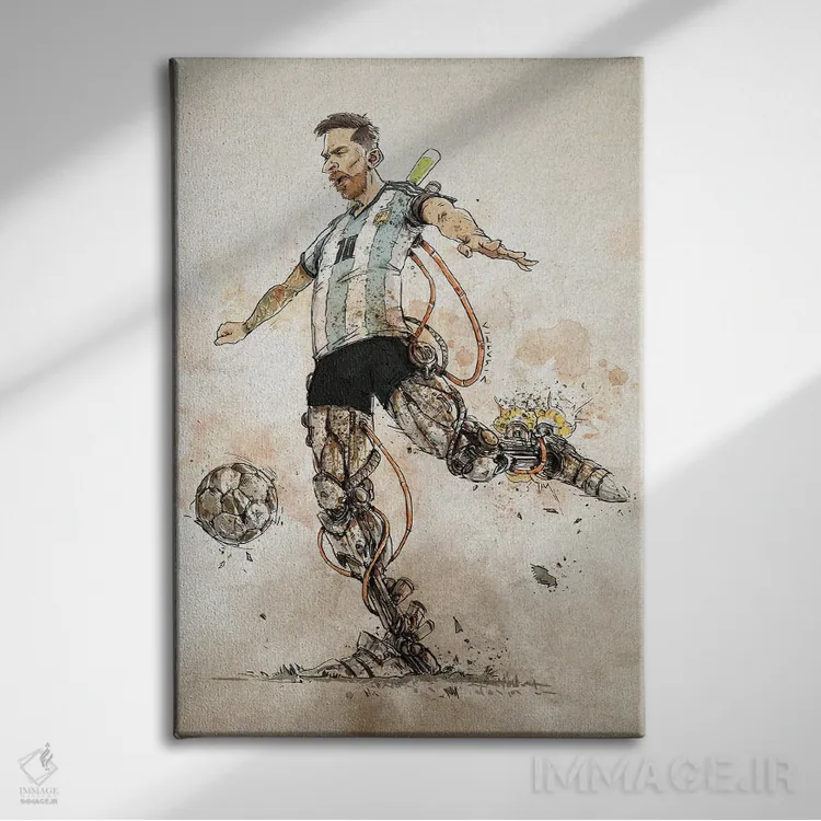 تابلو دکوراتیو مسی زنگ زده اثر نیکو دی متیا - نمای روبهرو روی دیوار