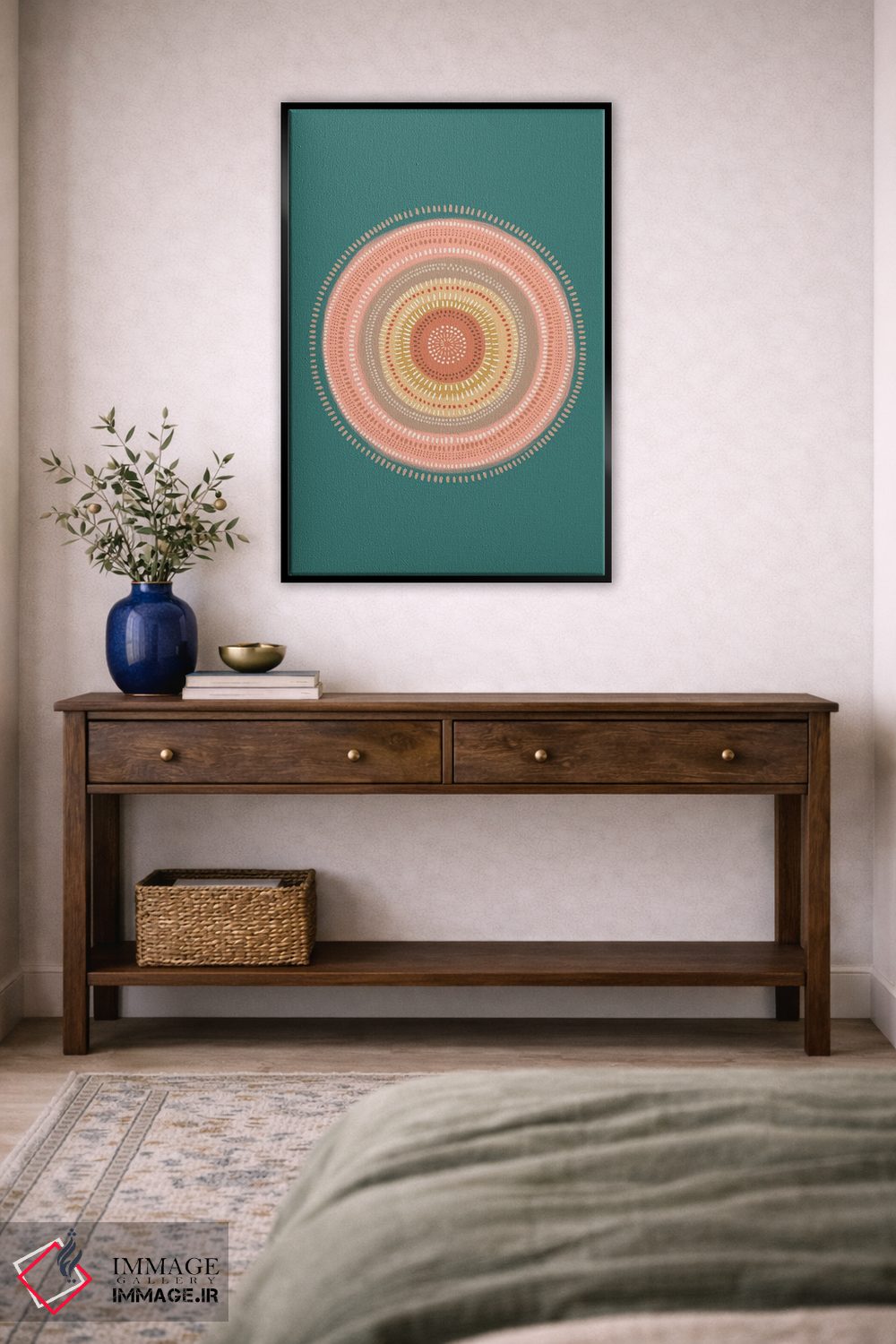 تابلو دکوراتیو بیابان بوهو اثر نانسی مک کنزی - D5B