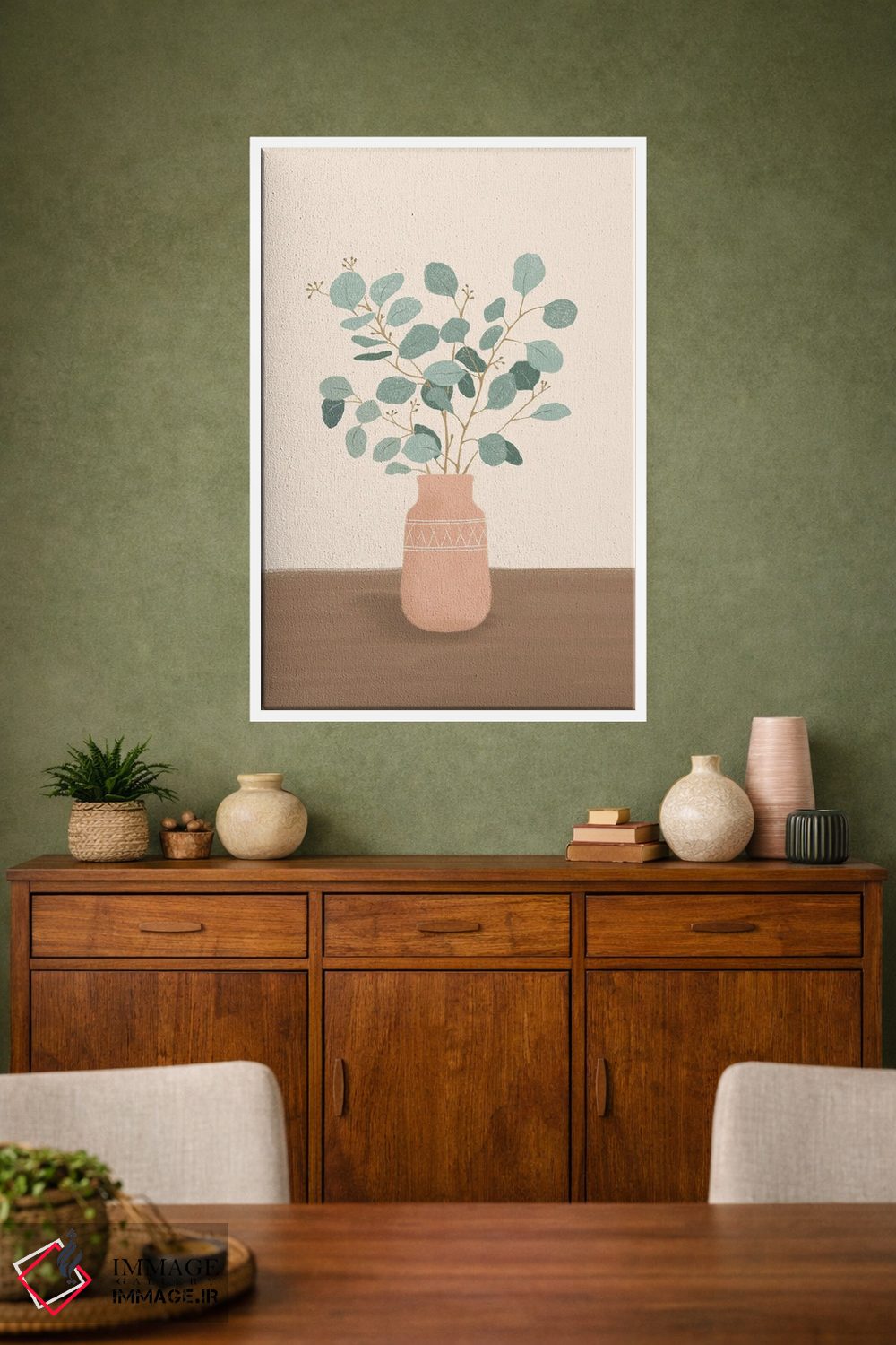 تابلو دکوراتیو برگ های خشک یک اثر نانسی مک کنزی - D1W