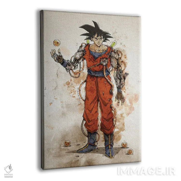 تابلو دکوراتیو گوکو زنگ زده اثر نیکو دی متیا - نمای پرسپکتیو محصول