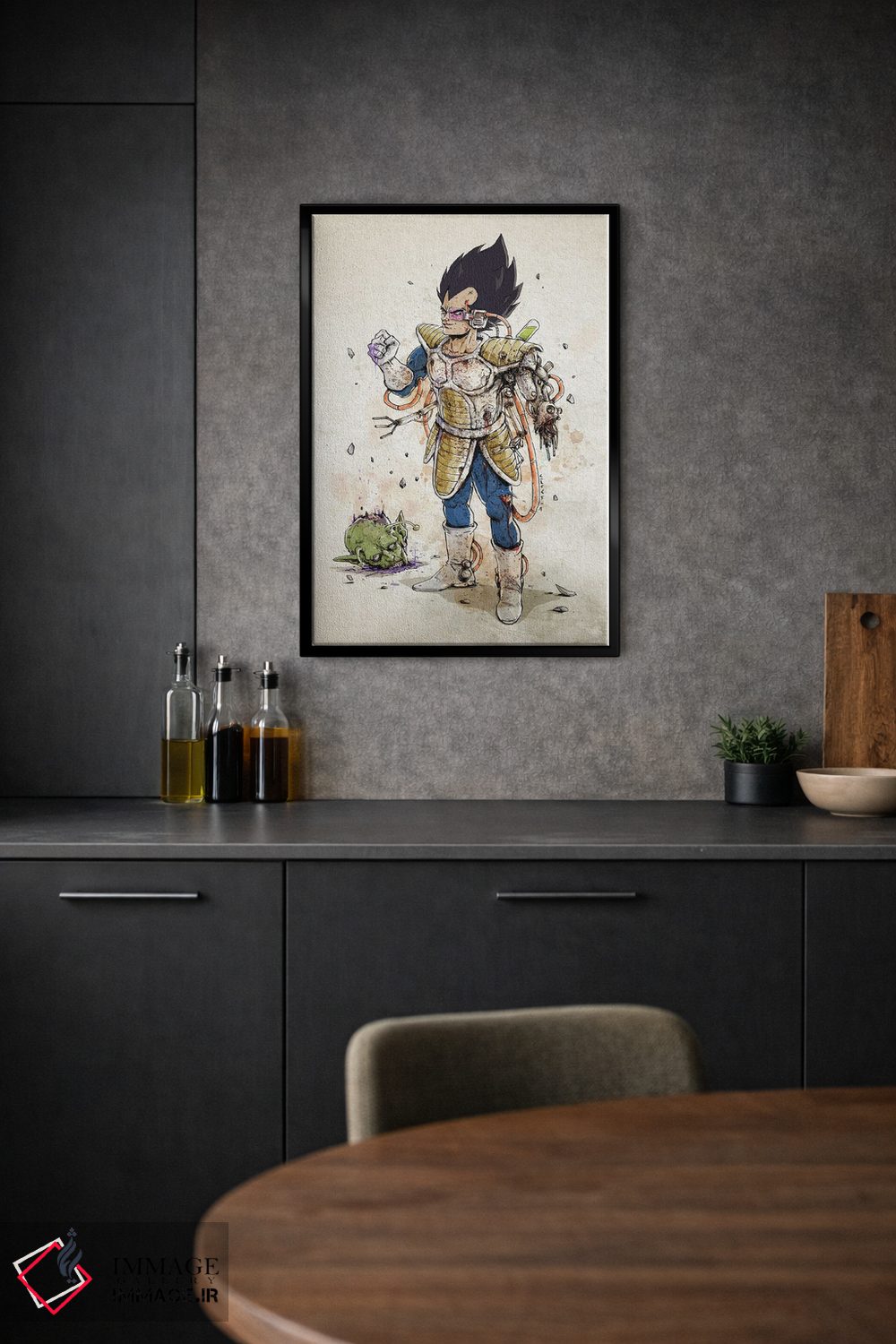 تابلو دکوراتیو وجیتا زنگ زده اثر نیکو دی متیا - D1B