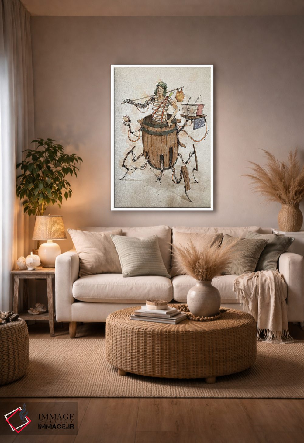 تابلو دکوراتیو چاوو زنگ زده اثر نیکو دی متیا - D4W