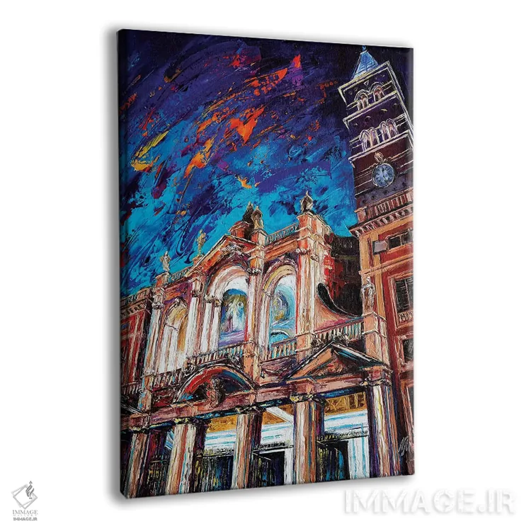 تابلو دکوراتیو کلیسای سانتا ماریا ماجوره اثر ناتاشا میلیوس - نمای پرسپکتیو محصول