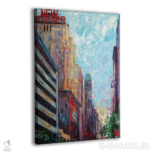 تابلو دکوراتیو نیویورکی اثر ناتاشا میلیوس - نمای پرسپکتیو محصول