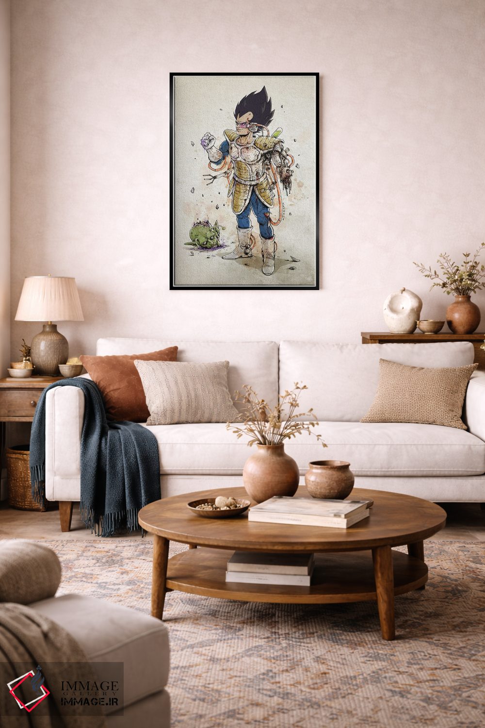 تابلو دکوراتیو وجیتا زنگ زده اثر نیکو دی متیا - D5B