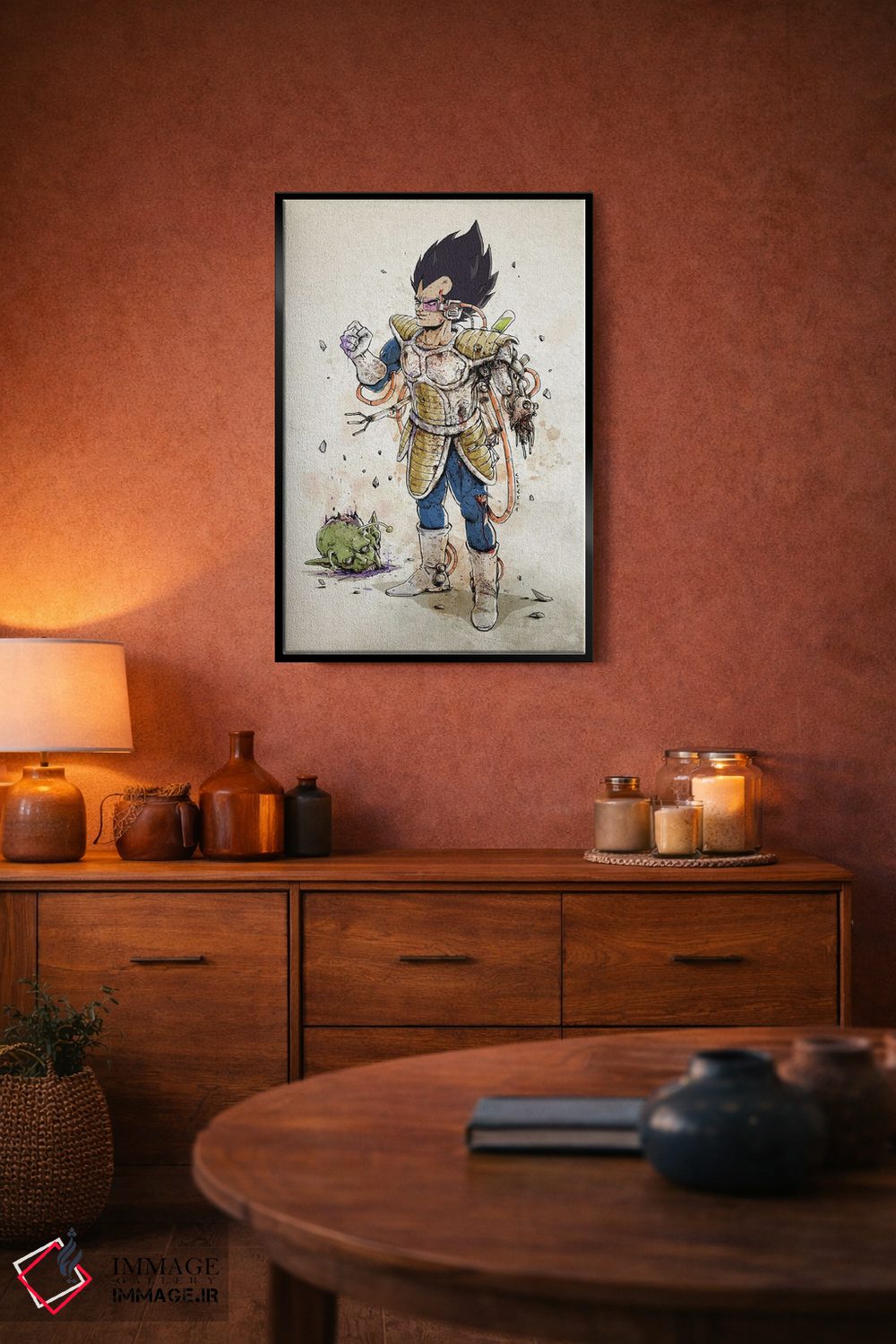 تابلو دکوراتیو وجیتا زنگ زده اثر نیکو دی متیا - D6B