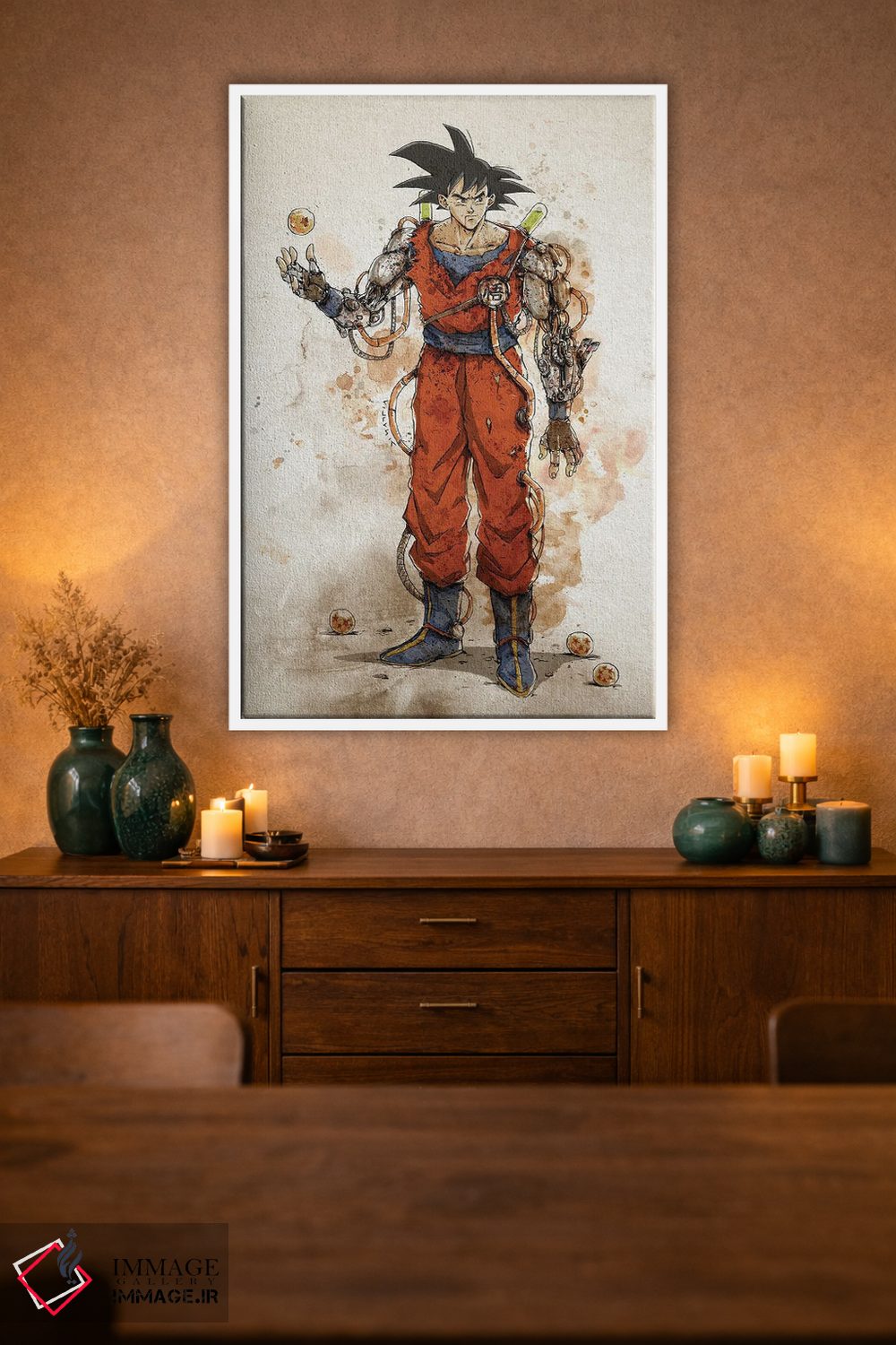 تابلو دکوراتیو گوکو زنگ زده اثر نیکو دی متیا - D1W