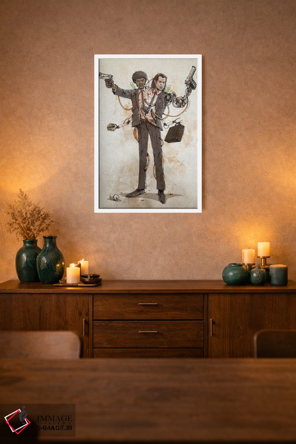 تابلو دکوراتیو دوپلوهای زنگ زده: وینسنت و جولز اثر نیکو دی متیا - D2W