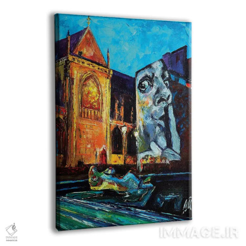 تابلو دکوراتیو میدان ایگور استراوینسکی اثر ناتاشا میلیوس - نمای پرسپکتیو محصول