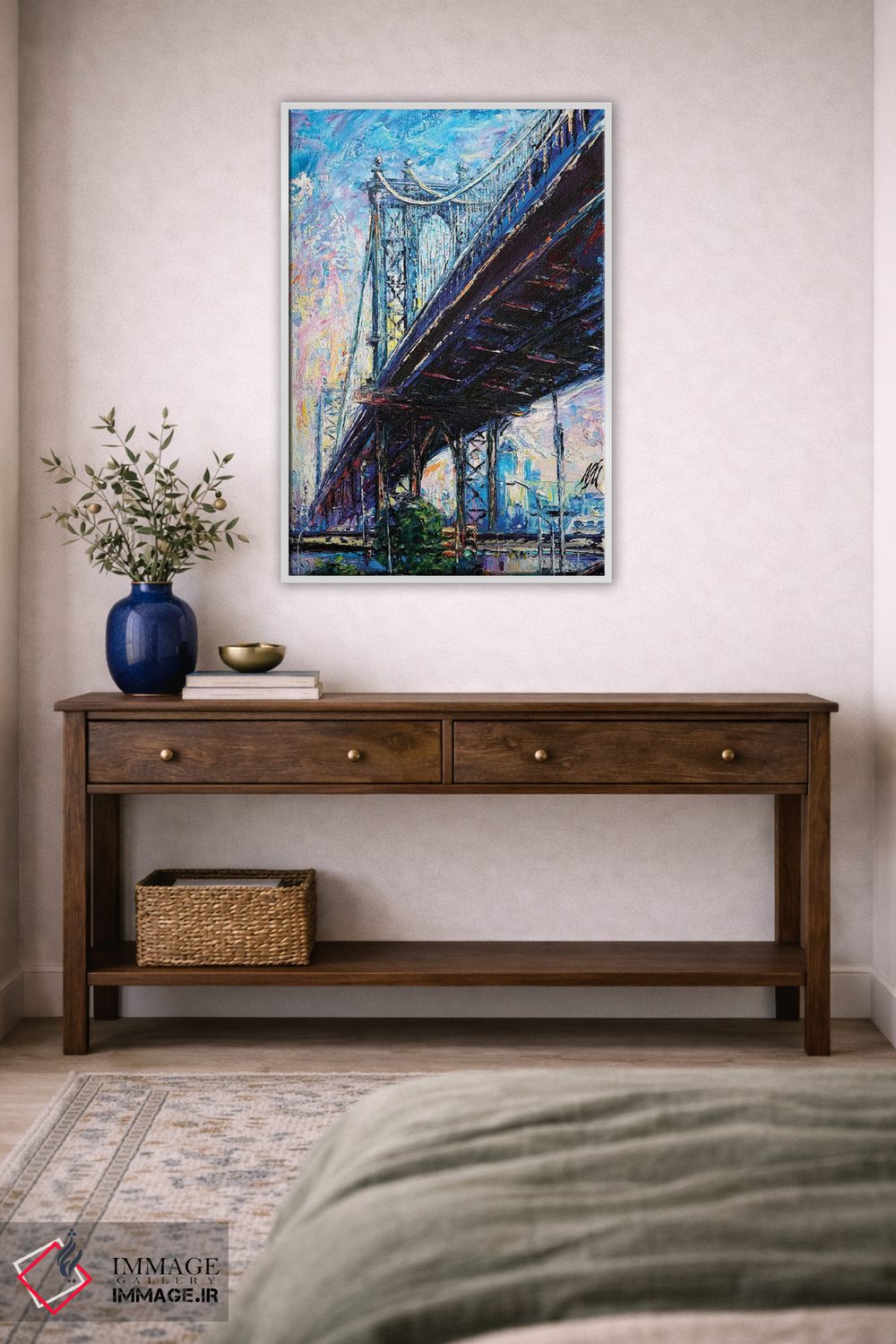 تابلو دکوراتیو پل منهتن اثر ناتاشا میلیوس - D2W