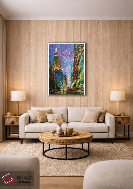 تابلو دکوراتیو مرکز شهر اثر ناتاشا میلیوس - D1W