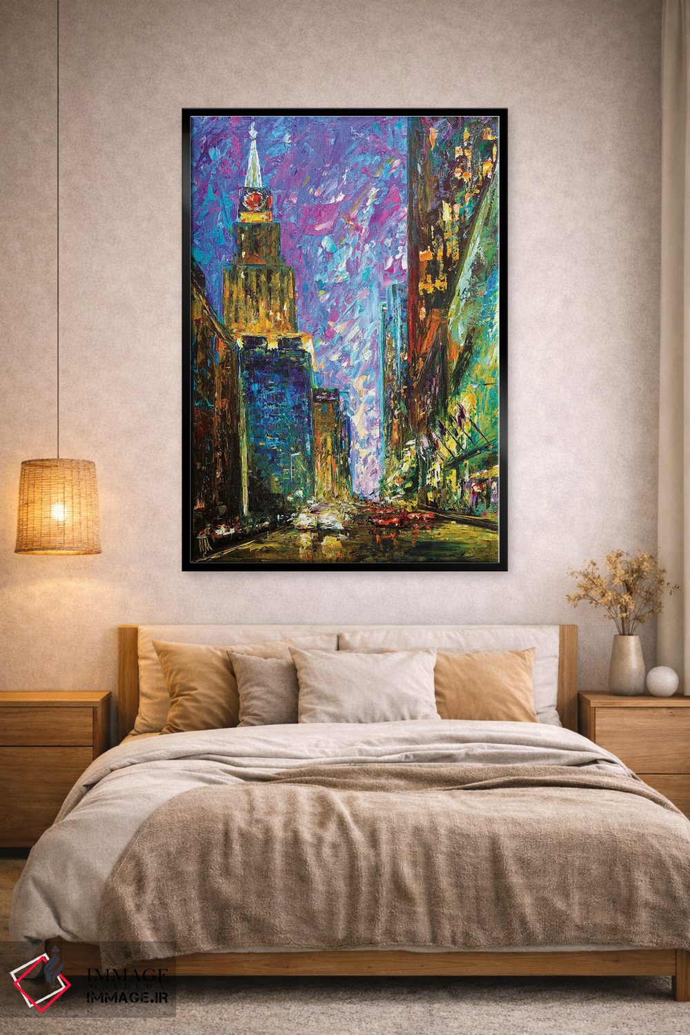 تابلو دکوراتیو مرکز شهر اثر ناتاشا میلیوس - D2B