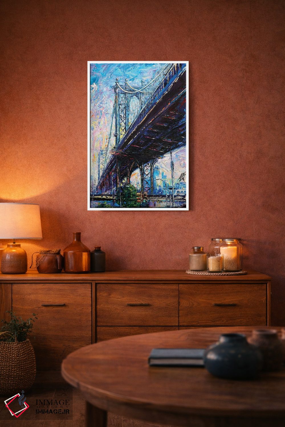 تابلو دکوراتیو پل منهتن اثر ناتاشا میلیوس - D3W
