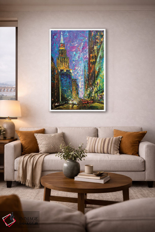 تابلو دکوراتیو مرکز شهر اثر ناتاشا میلیوس - D4W