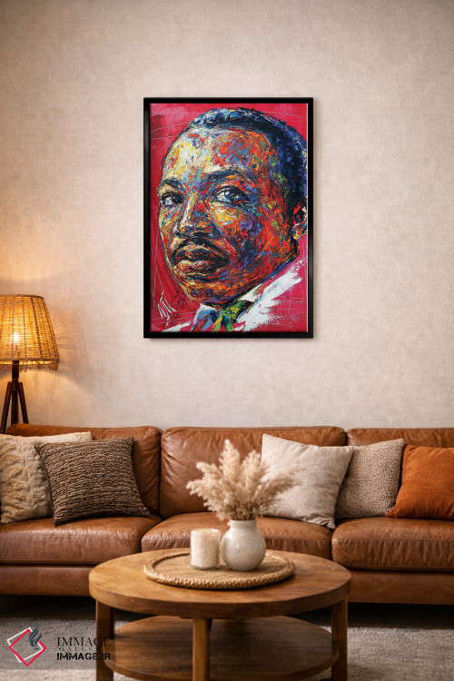 تابلو دکوراتیو مارتین لوتر کینگ اثر ناتاشا میلیوس - D3B