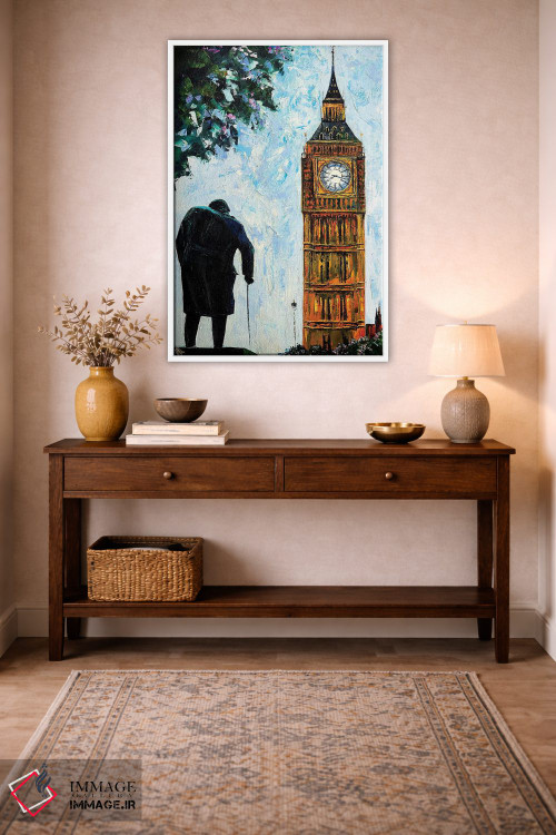 تابلو دکوراتیو بیگ بن اثر ناتاشا میلیوس - D2W