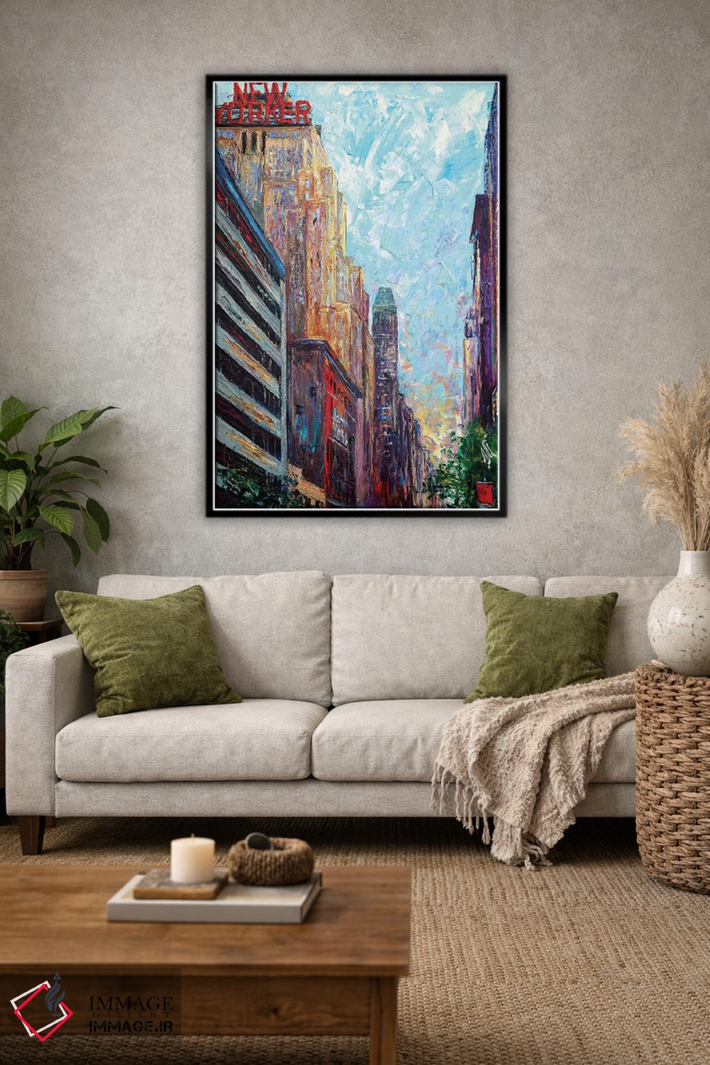 تابلو دکوراتیو نیویورکی اثر ناتاشا میلیوس - D1B