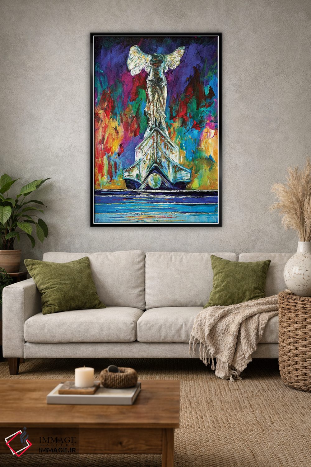 تابلو دکوراتیو نایک اثر ناتاشا میلیوس - D1B