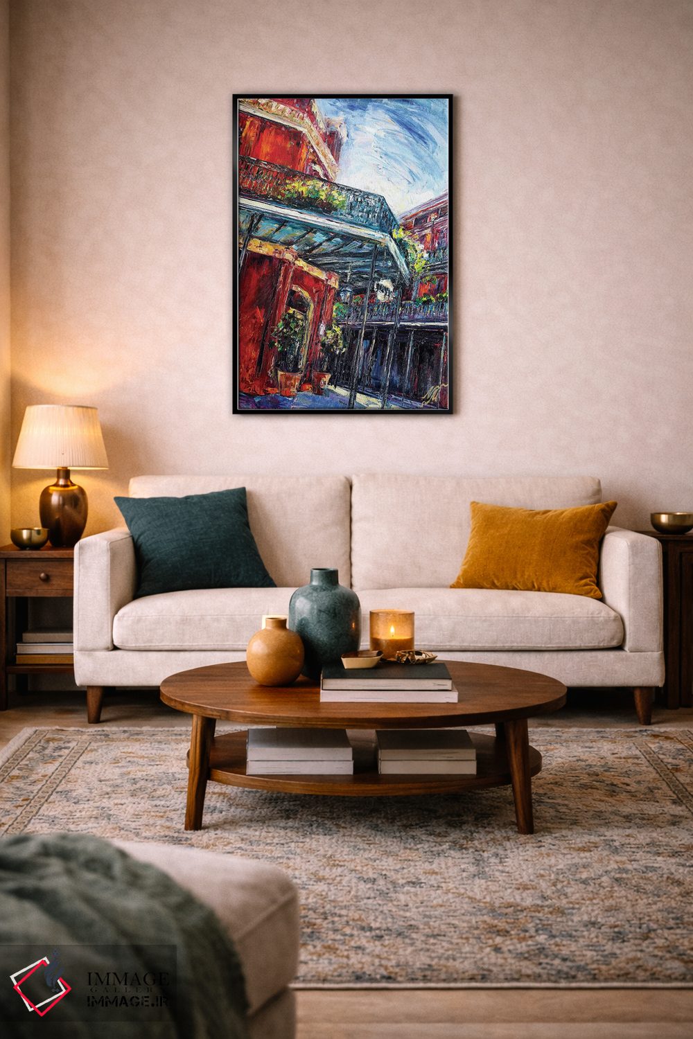 تابلو دکوراتیو موریل ها اثر ناتاشا میلیوس - D4B