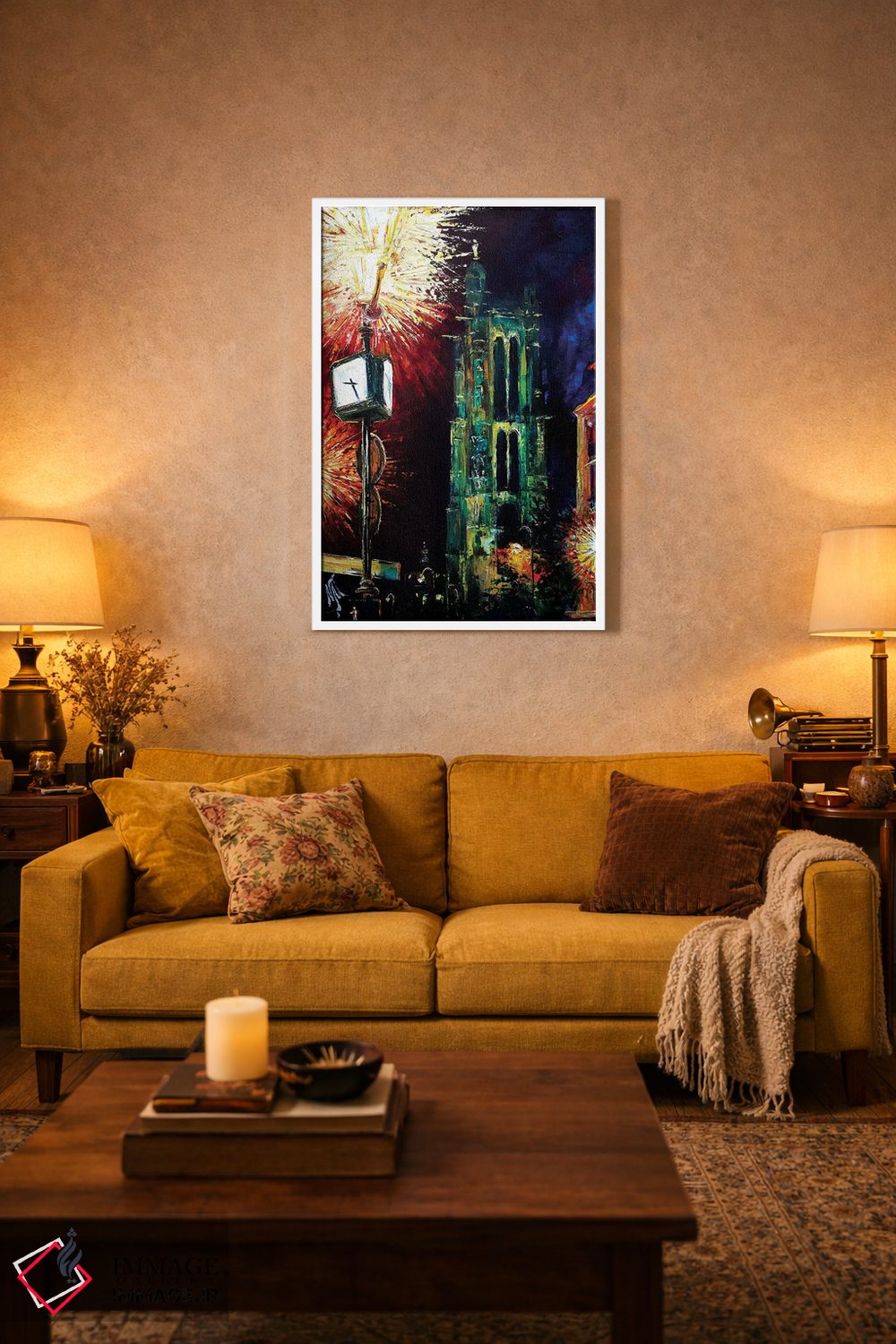 تابلو دکوراتیو برج سن ژاک اثر ناتاشا میلیوس - D1W