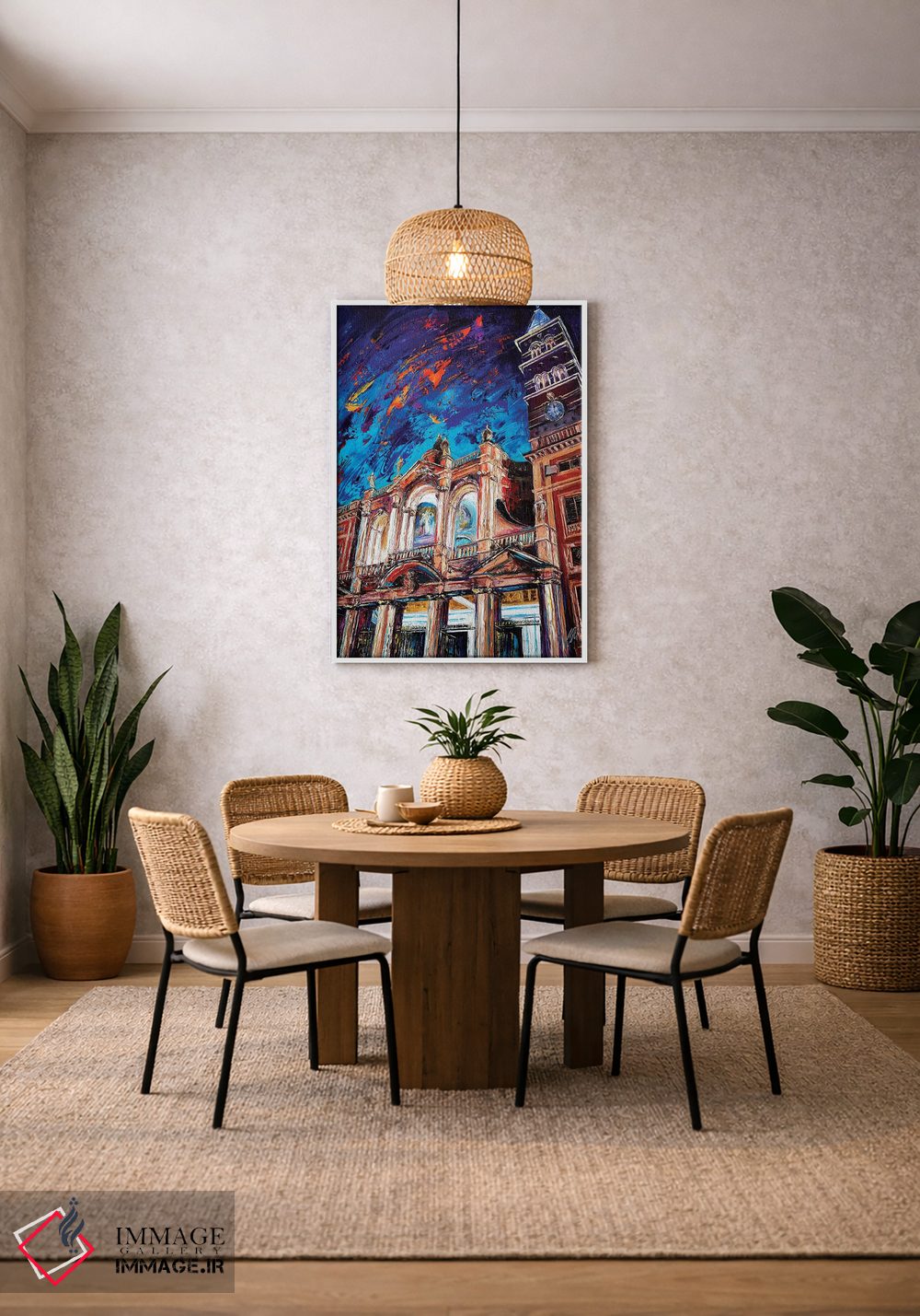 تابلو دکوراتیو کلیسای سانتا ماریا ماجوره اثر ناتاشا میلیوس - D3W