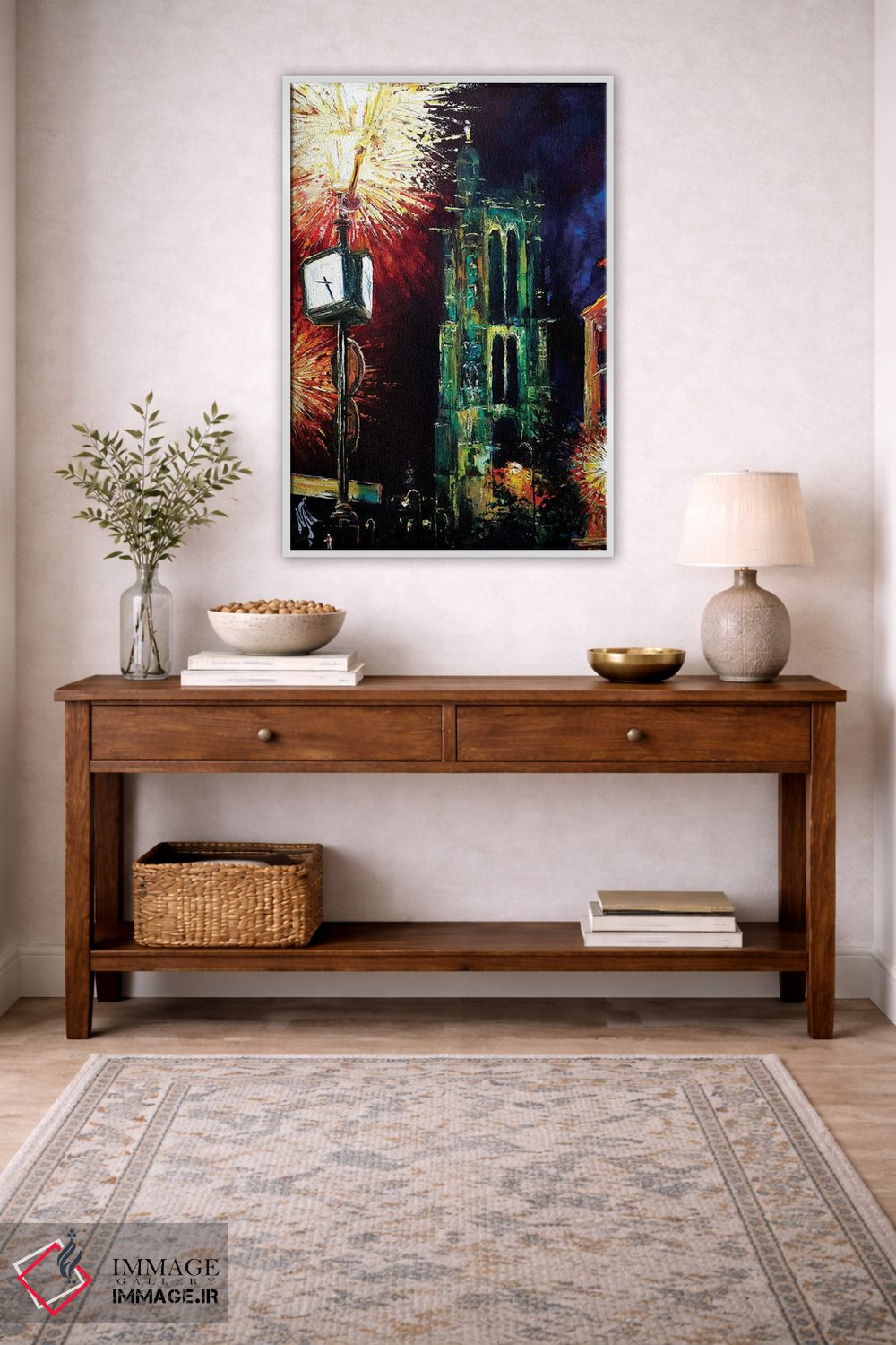 تابلو دکوراتیو برج سن ژاک اثر ناتاشا میلیوس - D2W