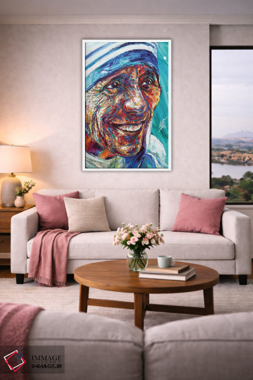 تابلو دکوراتیو مادر ترزا اثر ناتاشا میلیوس - D3W