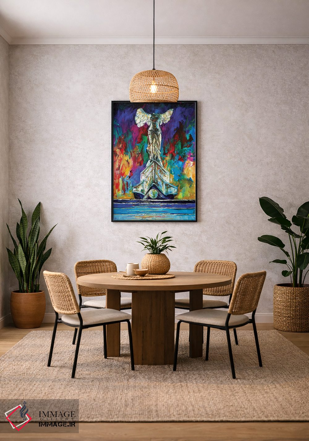 تابلو دکوراتیو نایک اثر ناتاشا میلیوس - D4B