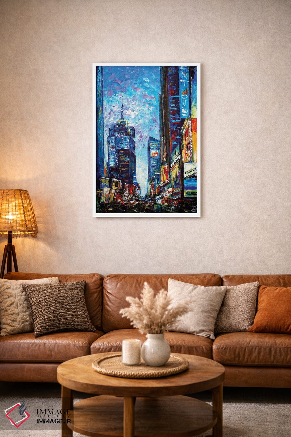 تابلو دکوراتیو تایمز اسکوئر اثر ناتاشا میلیوس - D1W