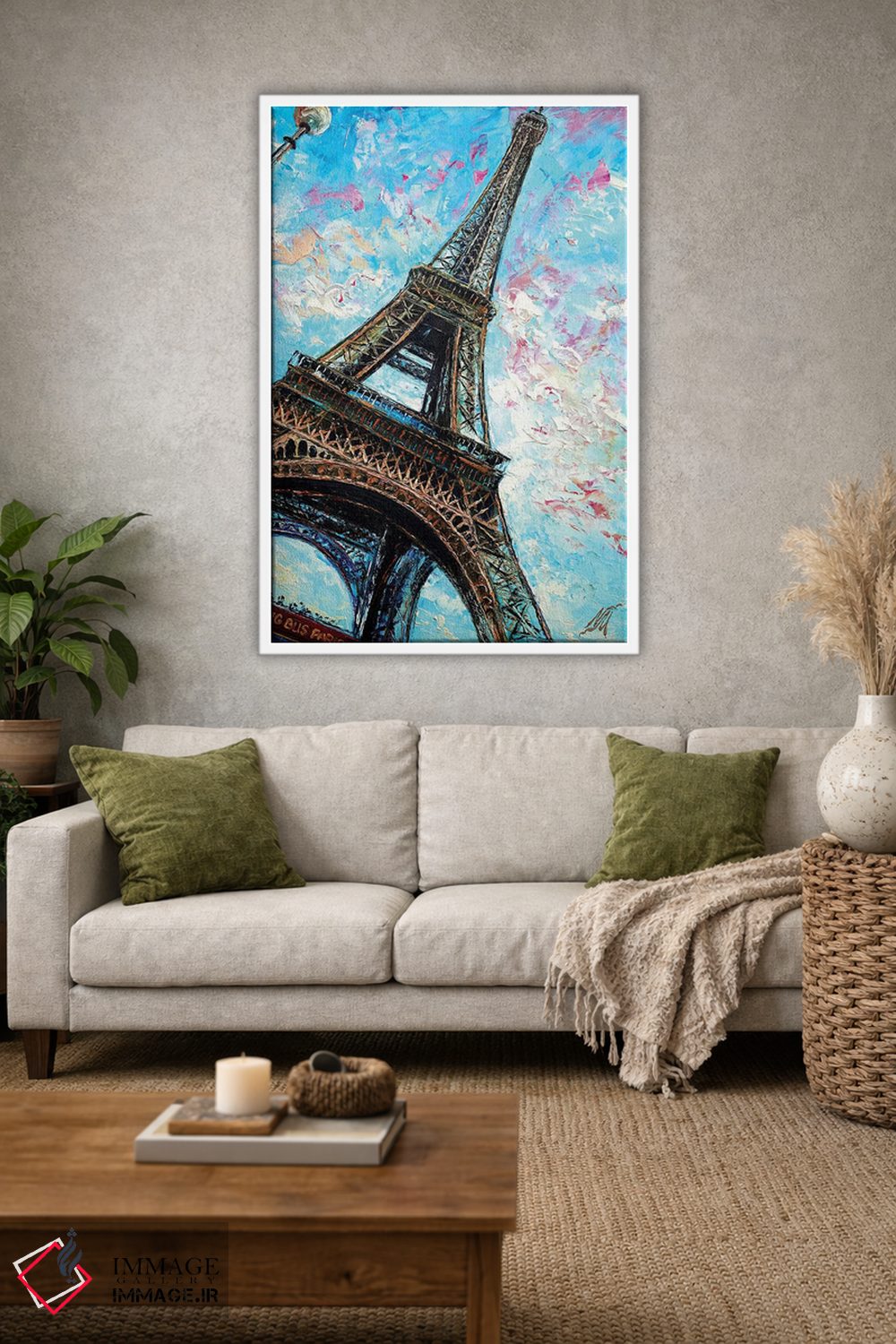تابلو دکوراتیو Paris,منظره اتوبوس بزرگ، پاریس اثر ناتاشا میلیوس - D1W