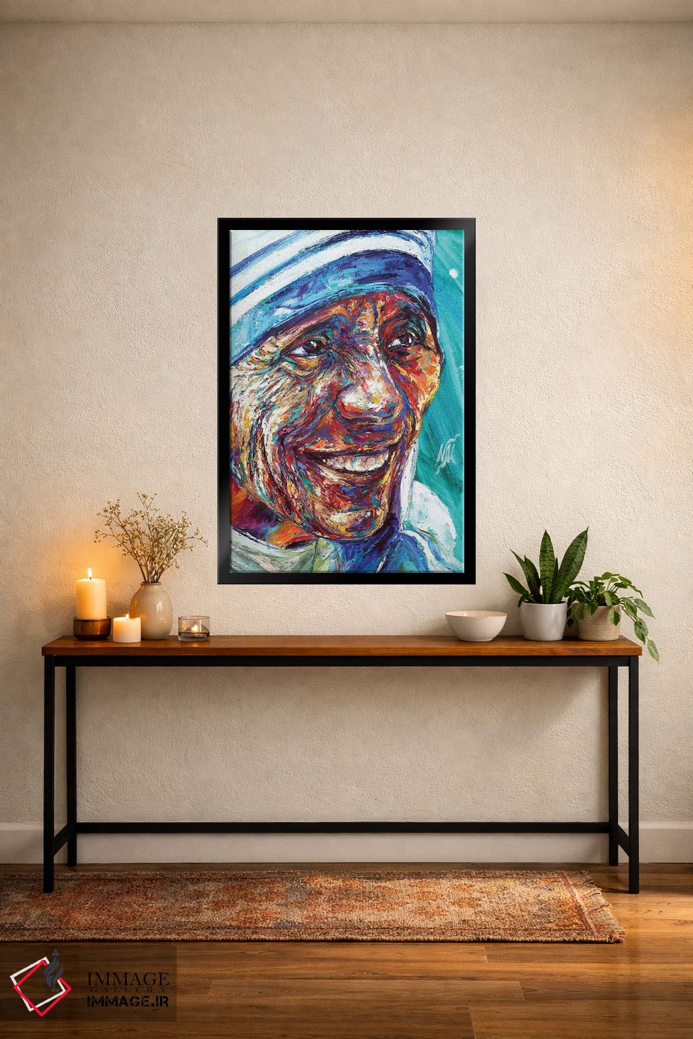 تابلو دکوراتیو مادر ترزا اثر ناتاشا میلیوس - D5B