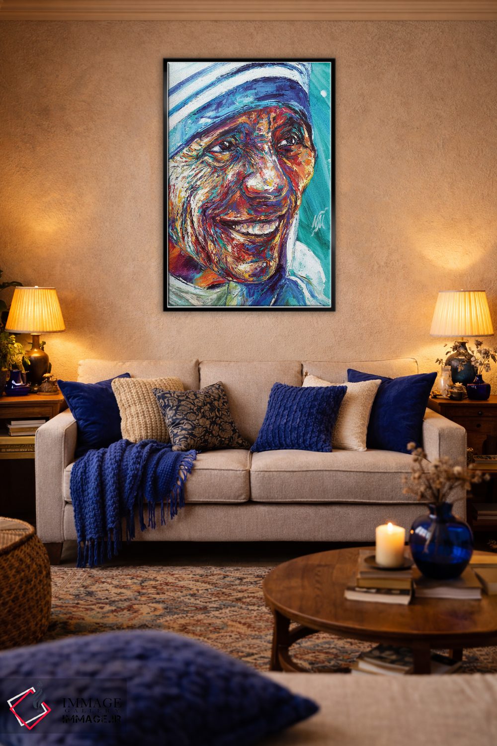 تابلو دکوراتیو مادر ترزا اثر ناتاشا میلیوس - D4B