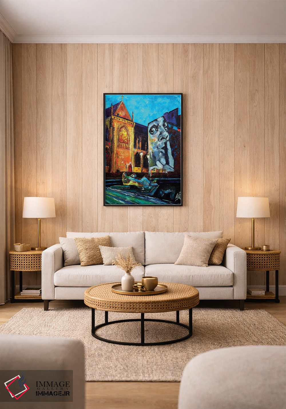 تابلو دکوراتیو میدان ایگور استراوینسکی اثر ناتاشا میلیوس - D1B