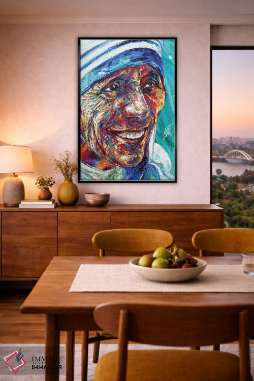 تابلو دکوراتیو مادر ترزا اثر ناتاشا میلیوس - D6B