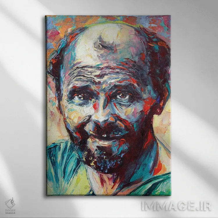 تابلو دکوراتیو گوستاو کلیمت اثر ناتاشا میلیوس - نمای روبهرو روی دیوار