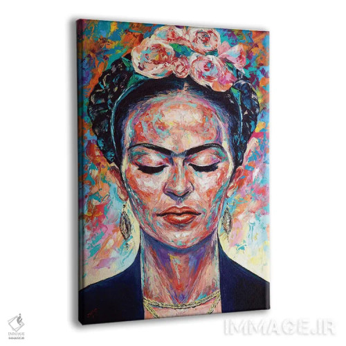 تابلو انتزاعی فریدا کالو اثر ناتاشا میلیوس - نمای پرسپکتیو محصول