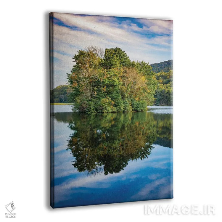 تابلو دکوراتیو Peaks Of Otter, Blue Ridge Parkway, Smoky Mountains, USA.,انعک… اثر آنا میلر - نمای پرسپکتیو محصول