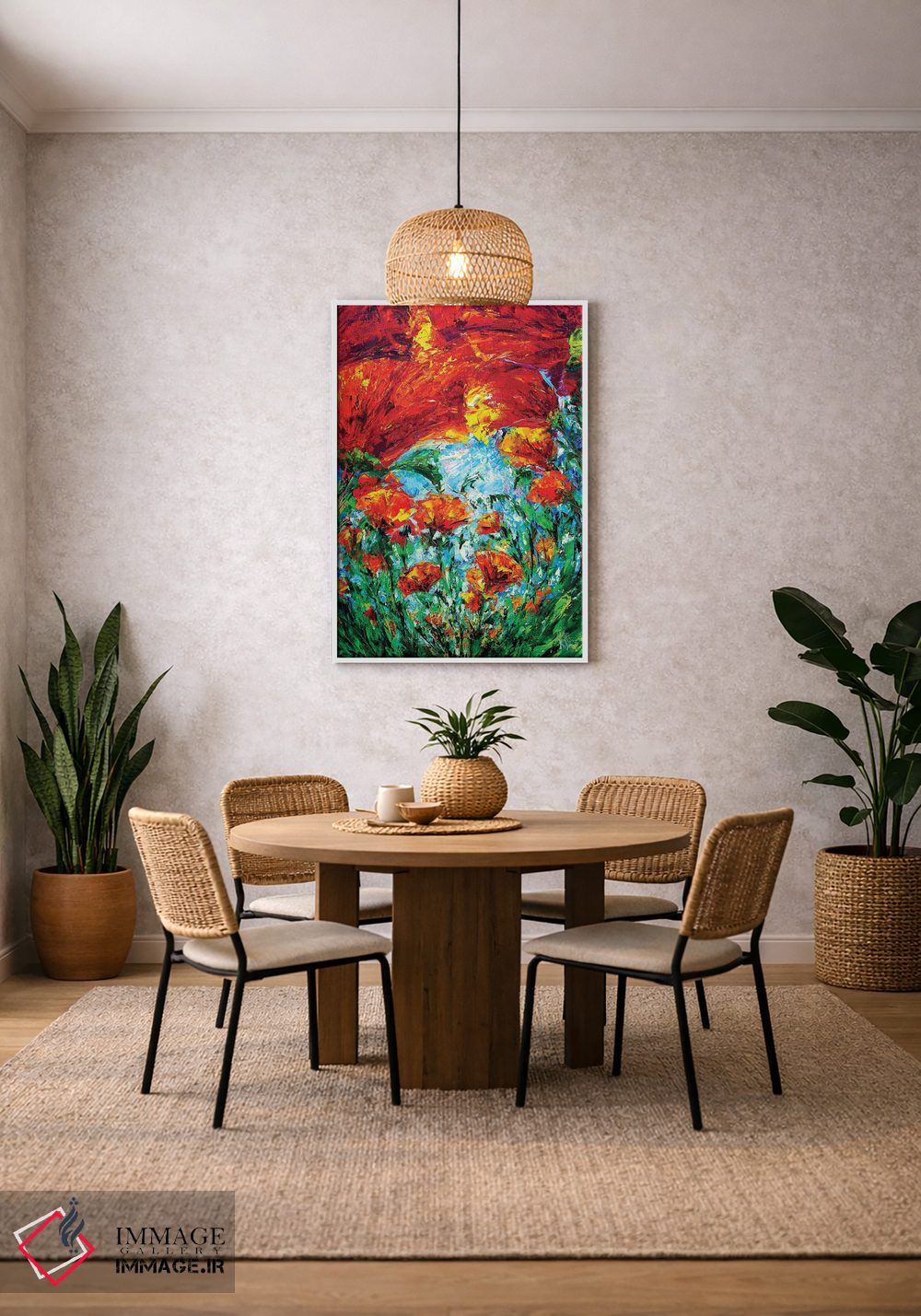 تابلو دکوراتیو زیر آن اثر ناتاشا میلیوس - D2W