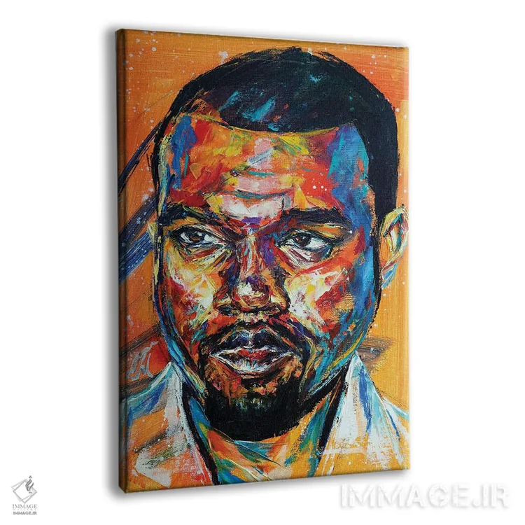 تابلو دکوراتیو کانیه وست اثر ناتاشا میلیوس - نمای پرسپکتیو محصول