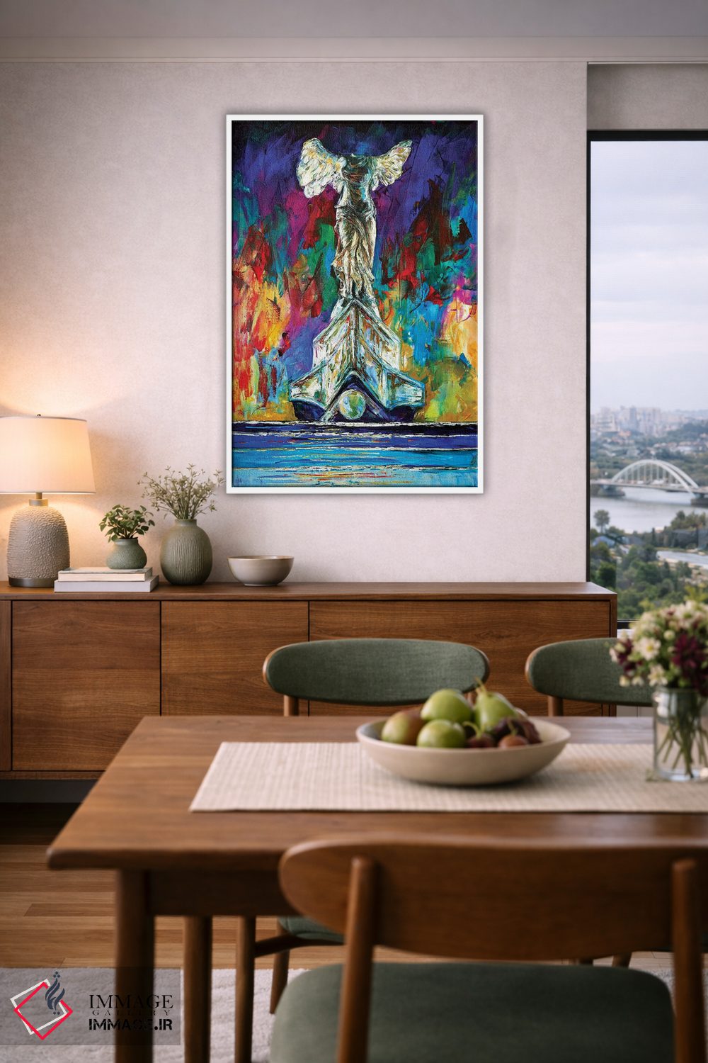 تابلو دکوراتیو نایک اثر ناتاشا میلیوس - D6W