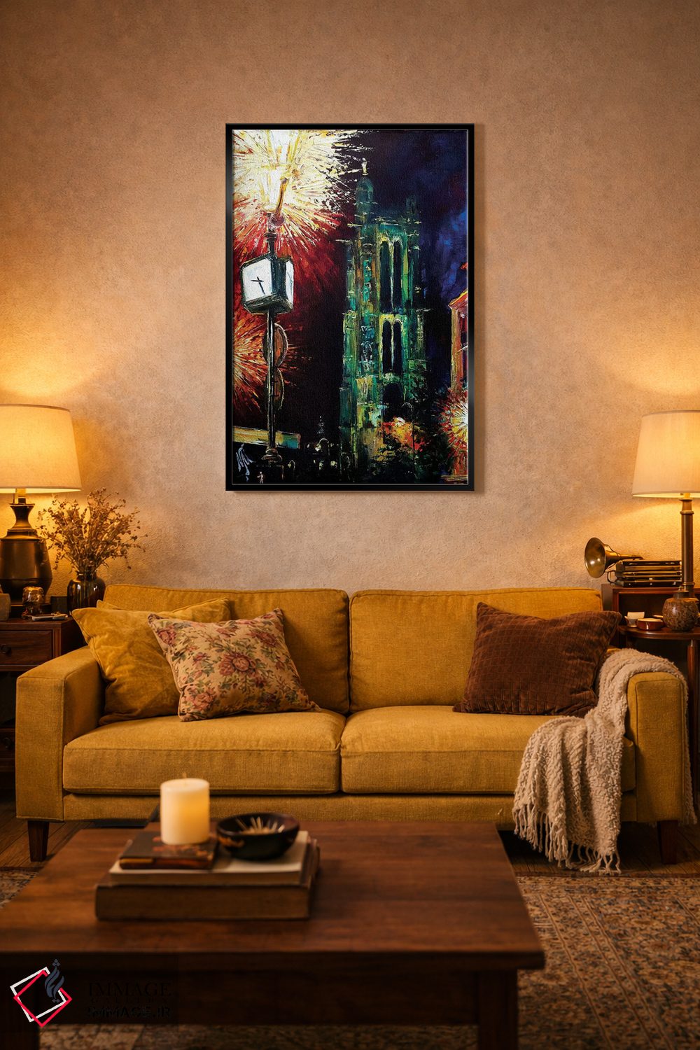 تابلو دکوراتیو برج سن ژاک اثر ناتاشا میلیوس - D5B