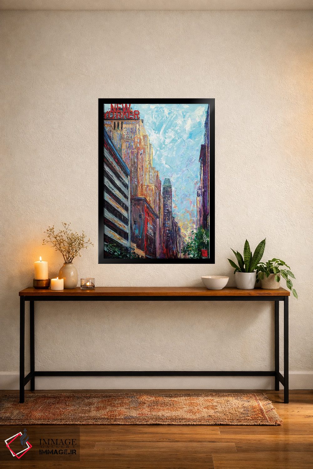 تابلو دکوراتیو نیویورکی اثر ناتاشا میلیوس - D5B