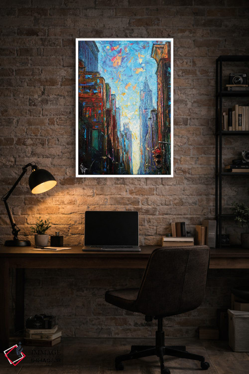 تابلو دکوراتیو چراغ راهنمایی اثر ناتاشا میلیوس - D2W