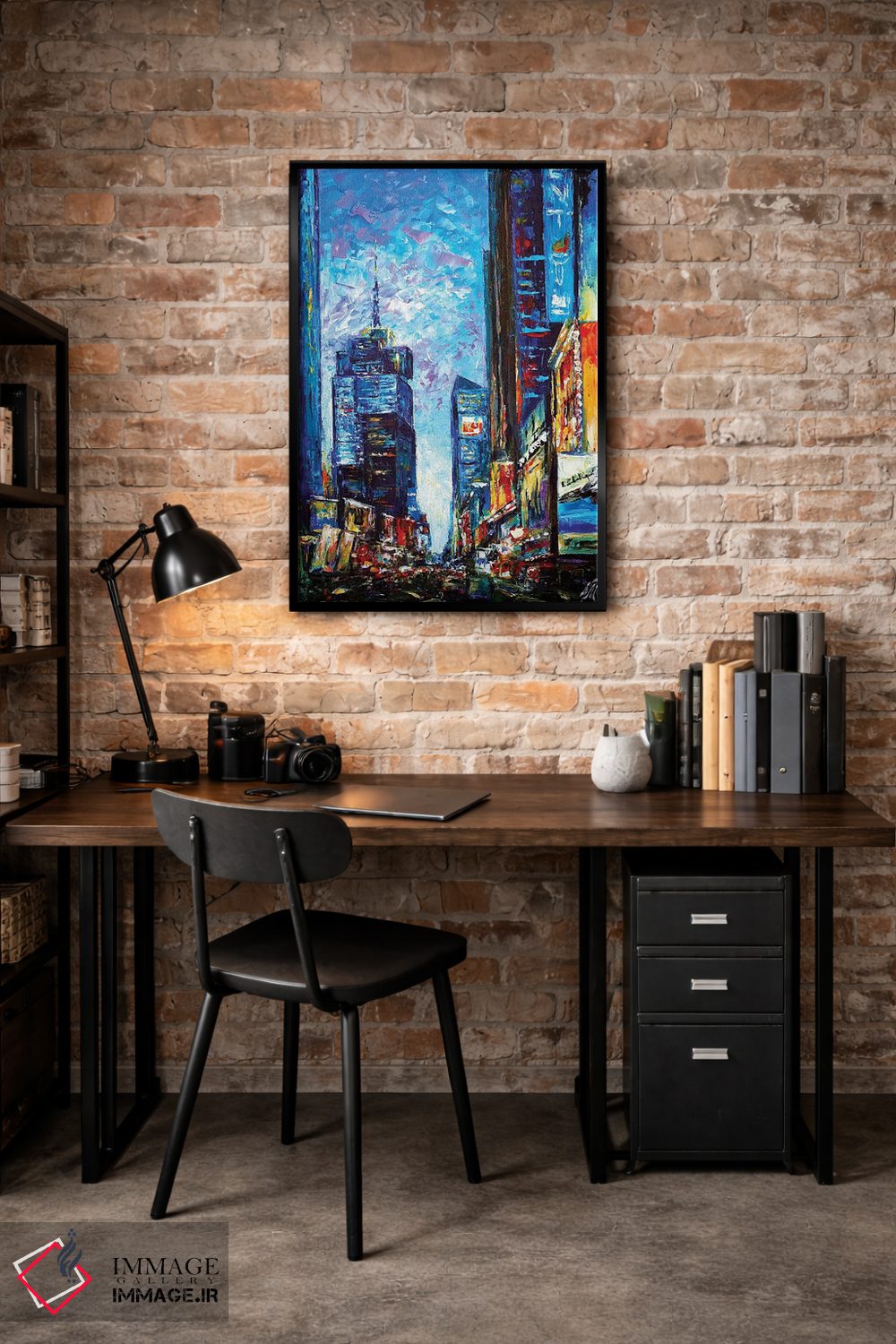 تابلو دکوراتیو تایمز اسکوئر اثر ناتاشا میلیوس - D3B