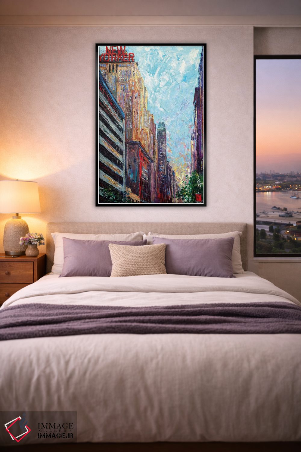 تابلو دکوراتیو نیویورکی اثر ناتاشا میلیوس - D6B